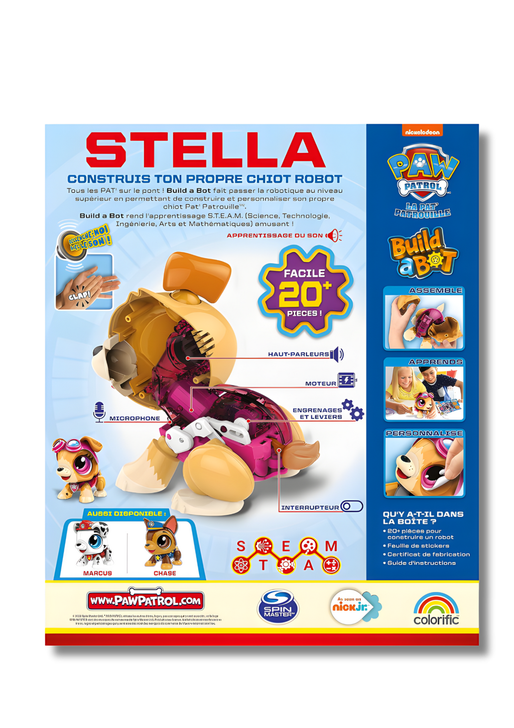 Pat’Patrouille Stella Chien Robot