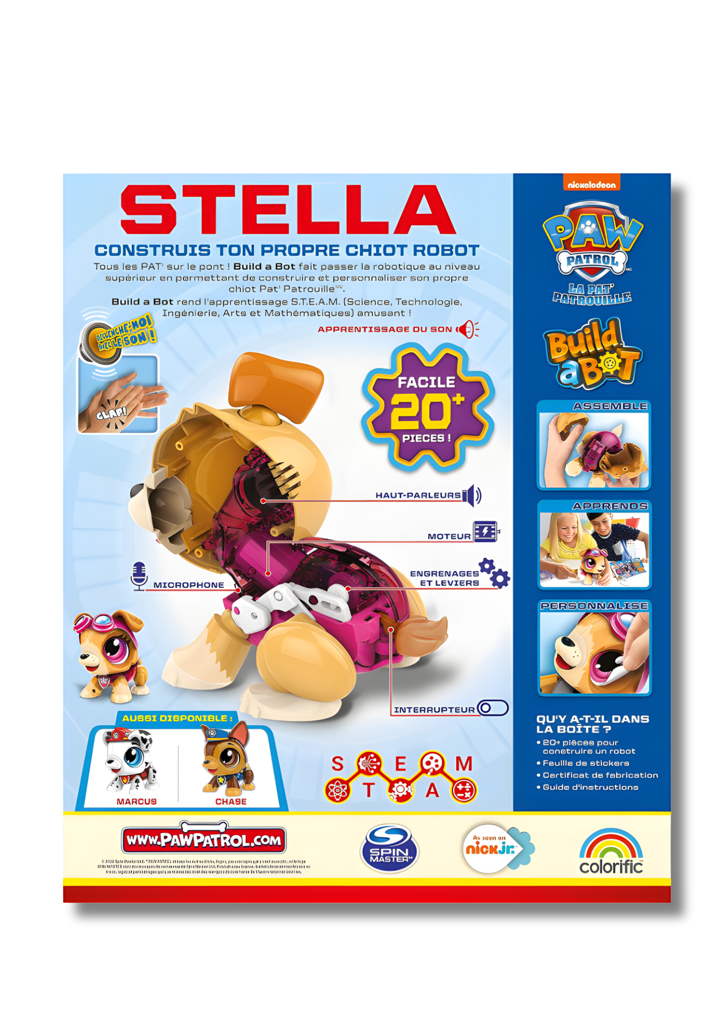 Pat’Patrouille Stella Chien Robot