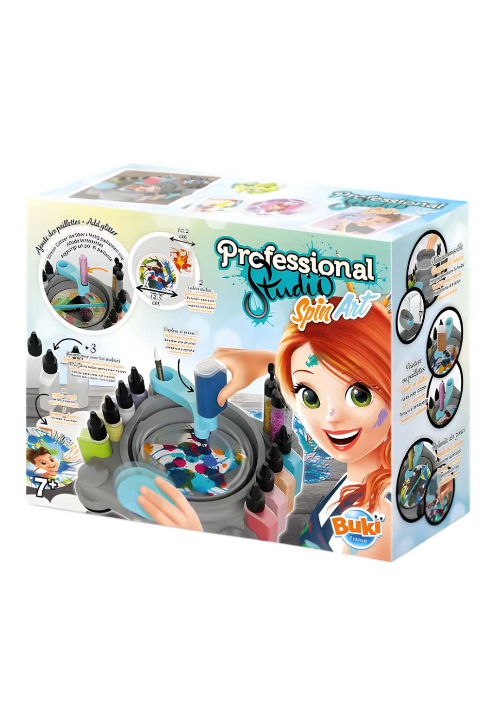 Spirographe Peinture & Paillettes