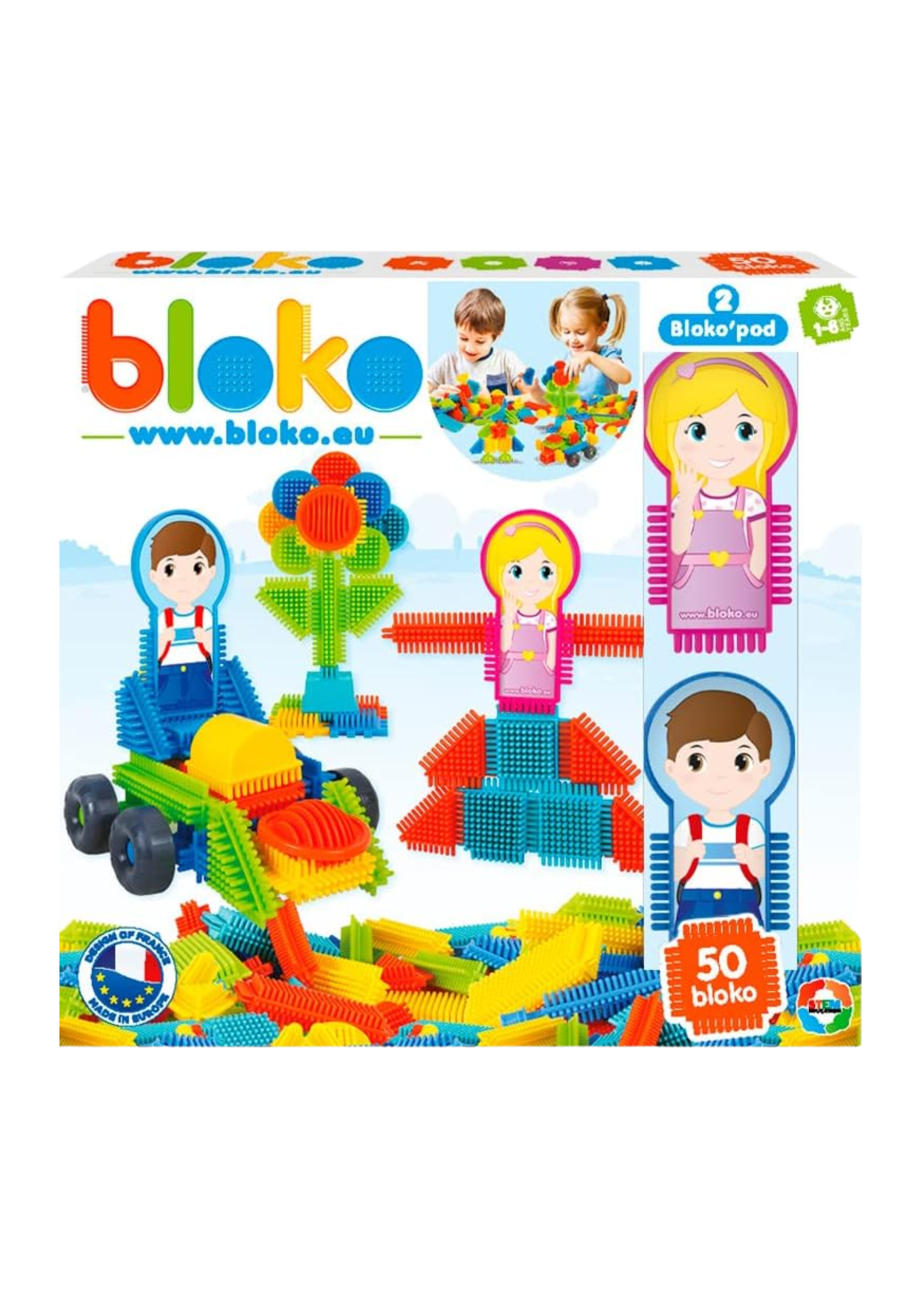 Coffret Bloko Famille – 50 pcs