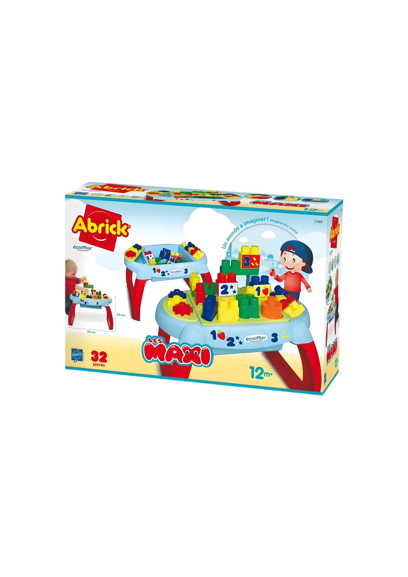 Table d’Activité Abrick – 24 pcs