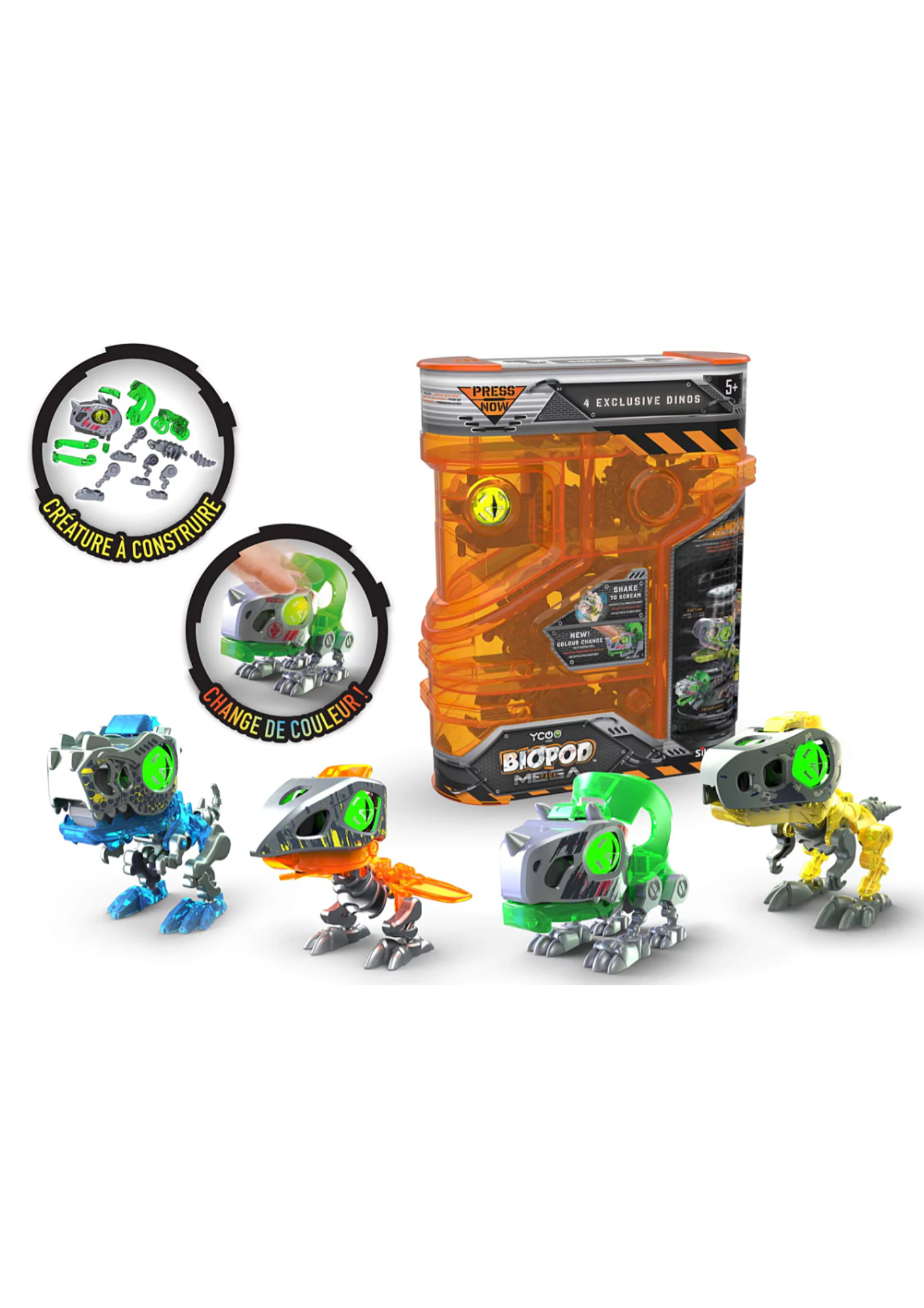 Biopod Orange – 4 créatures