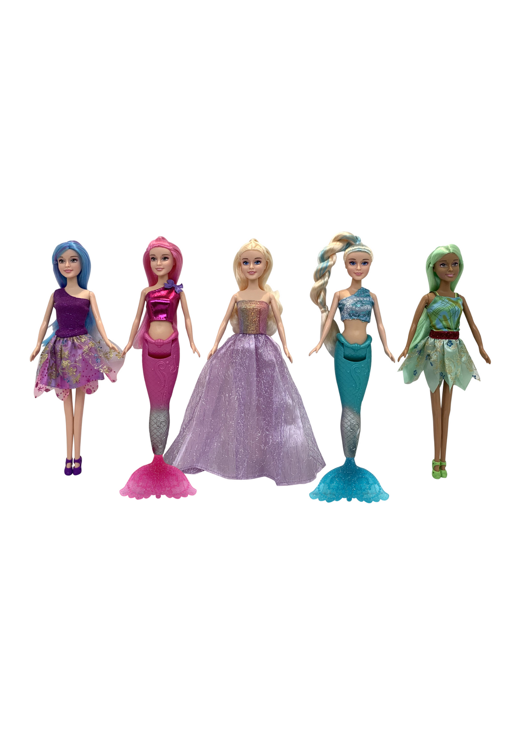 Coffret 3 Fées + 2 Sirène