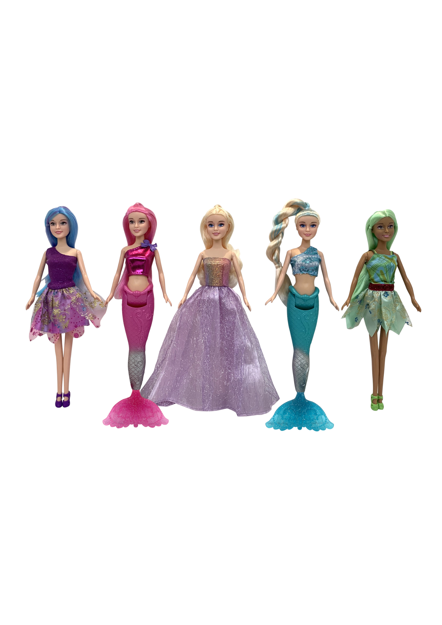 Coffret 3 Fées + 2 Sirène