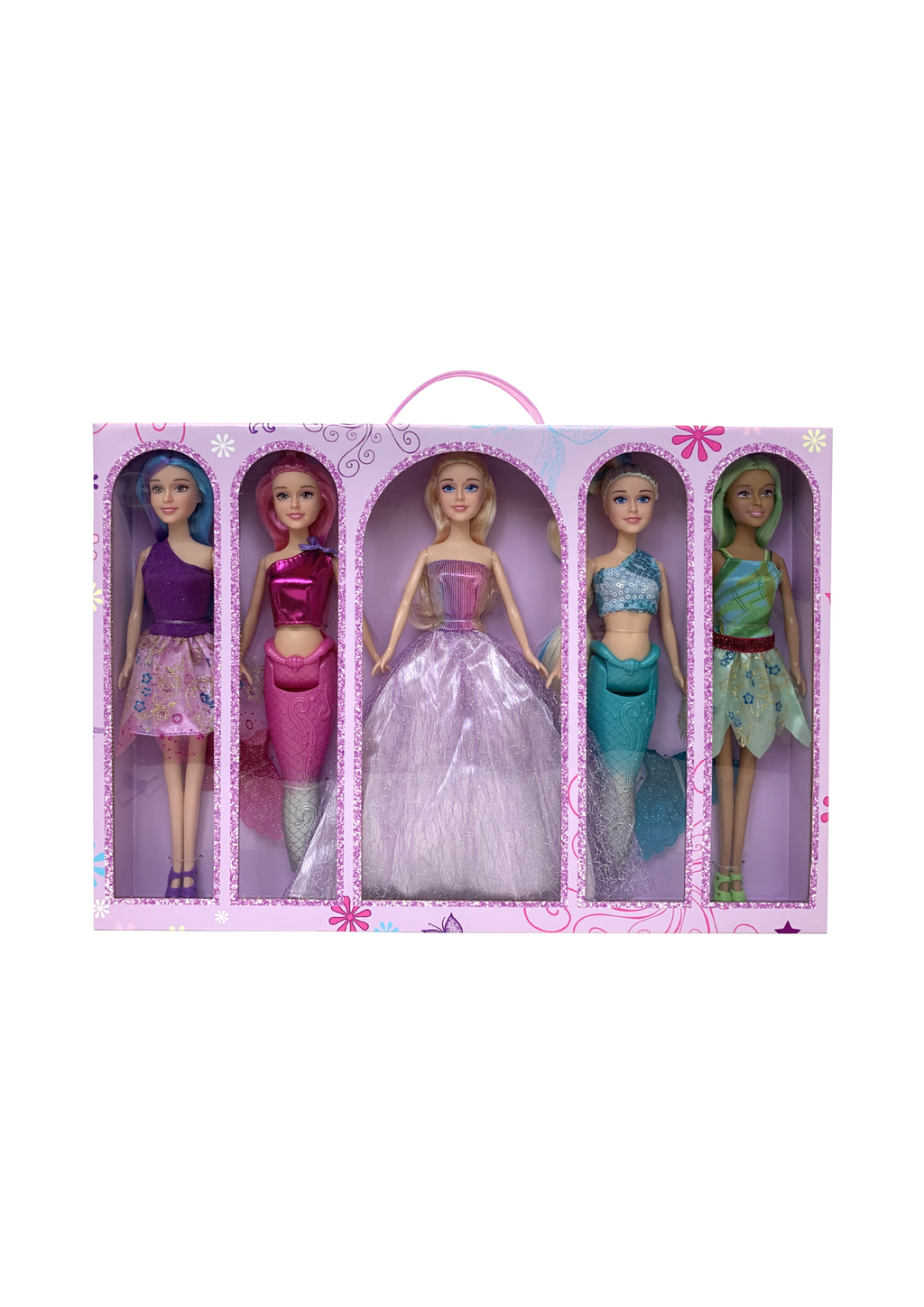 Coffret 3 Fées + 2 Sirène