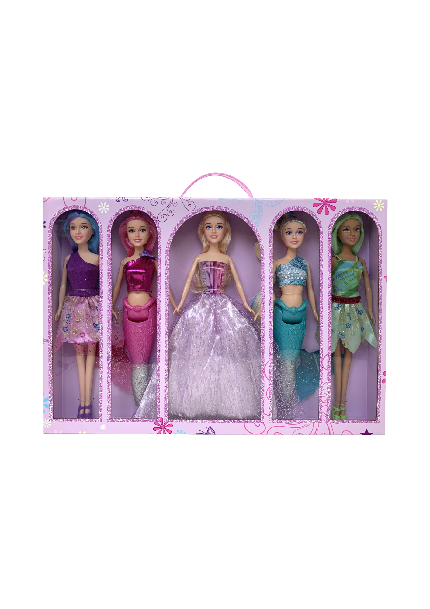 Coffret 3 Fées + 2 Sirène