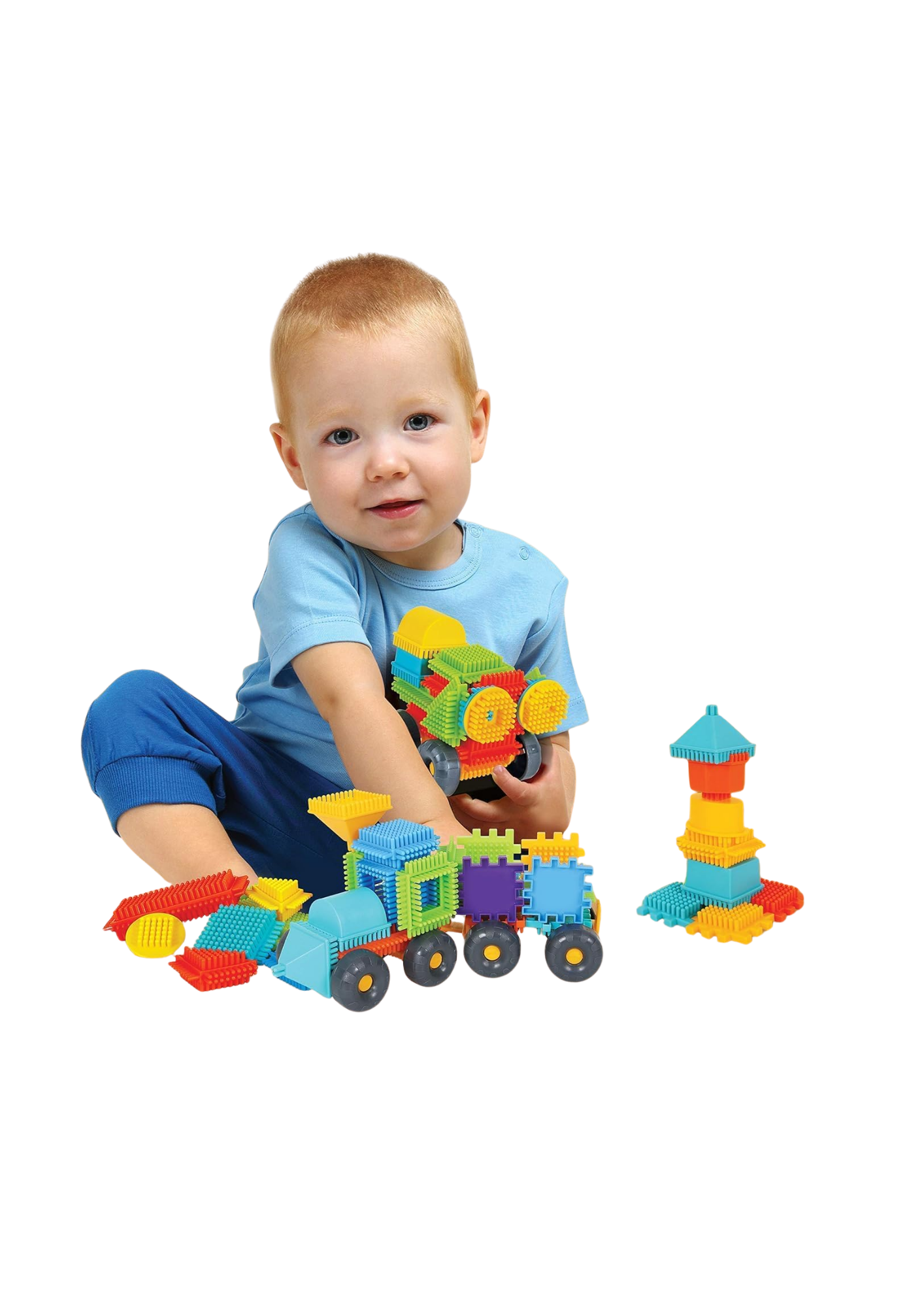 Valise Bleue Bloko – 60 pcs