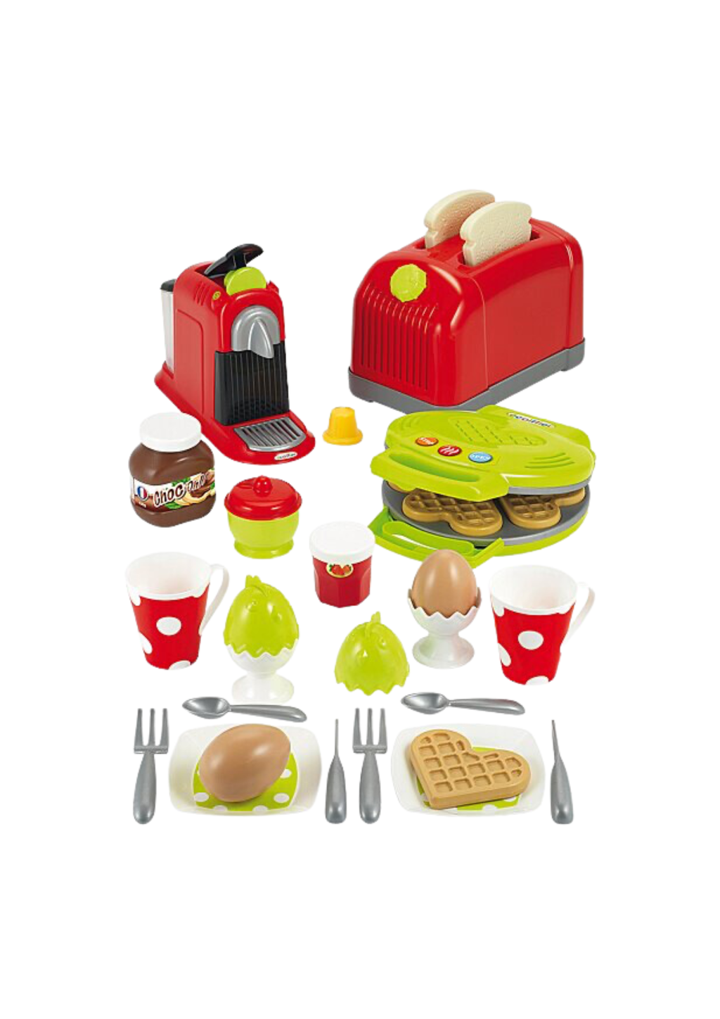 Coffret Cuisine Petit Déjeuner Toaster – 33 pcs Ecoiffier