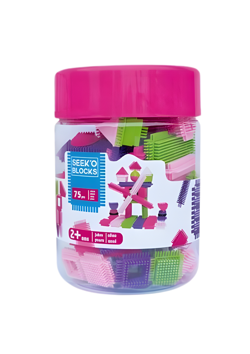Seek’O Blocks – 75 pcs Rose
