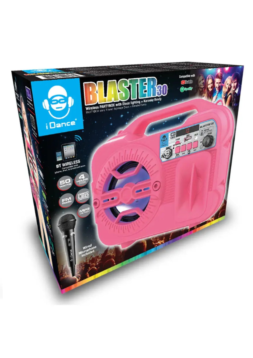 Enceinte Blaster 30 Rose – iDance