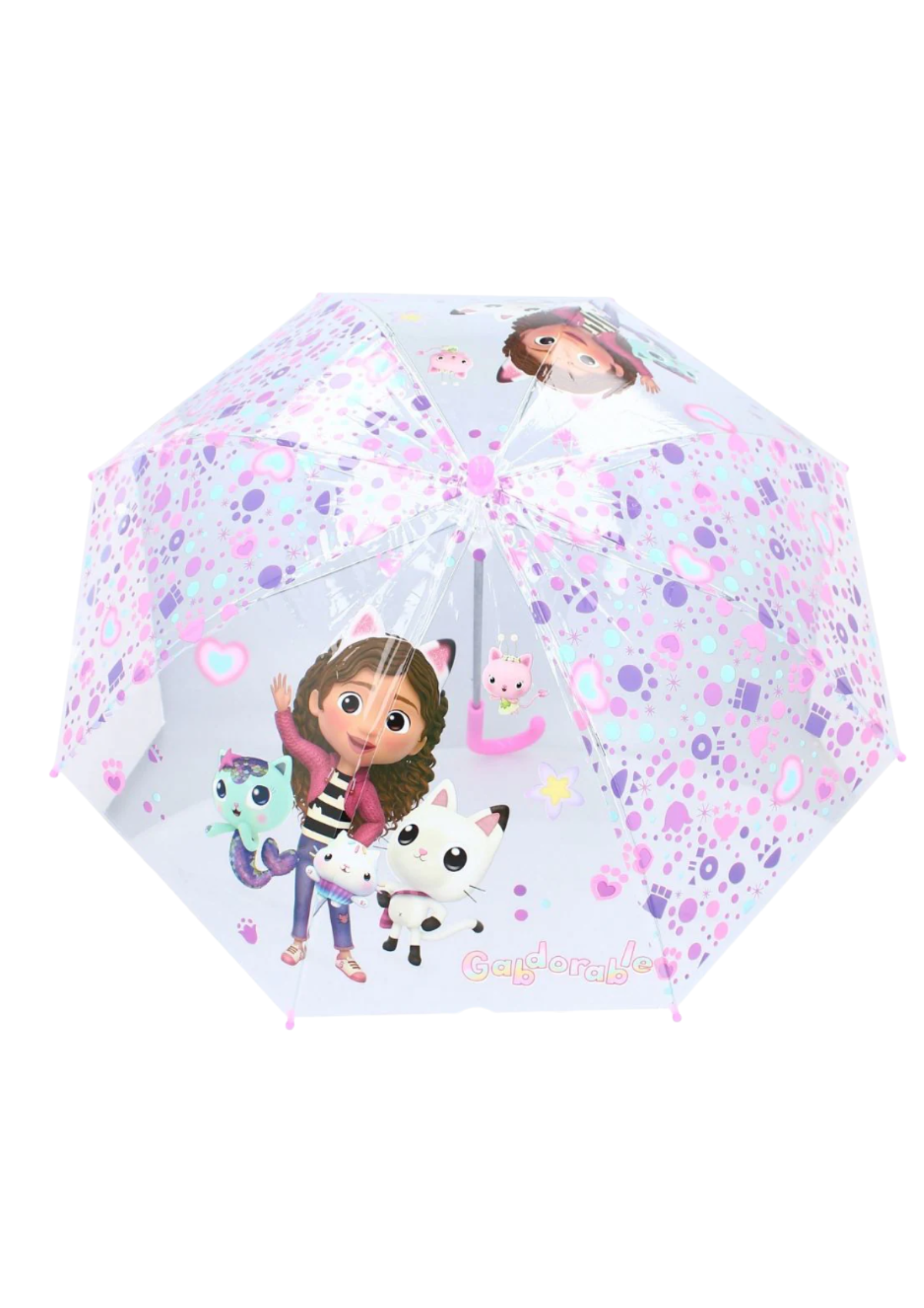Parapluie Gabby Chat Transparent