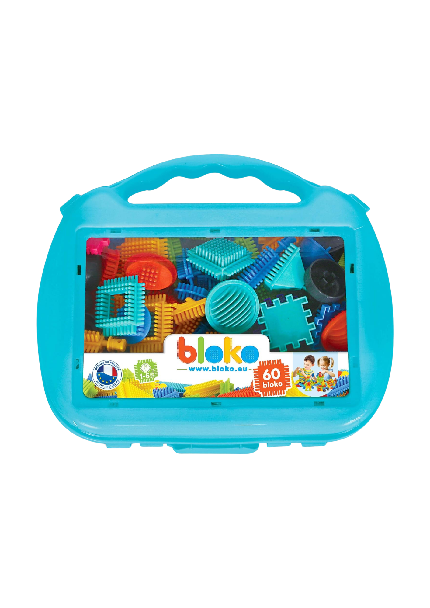 Valise Bleue Bloko – 60 pcs