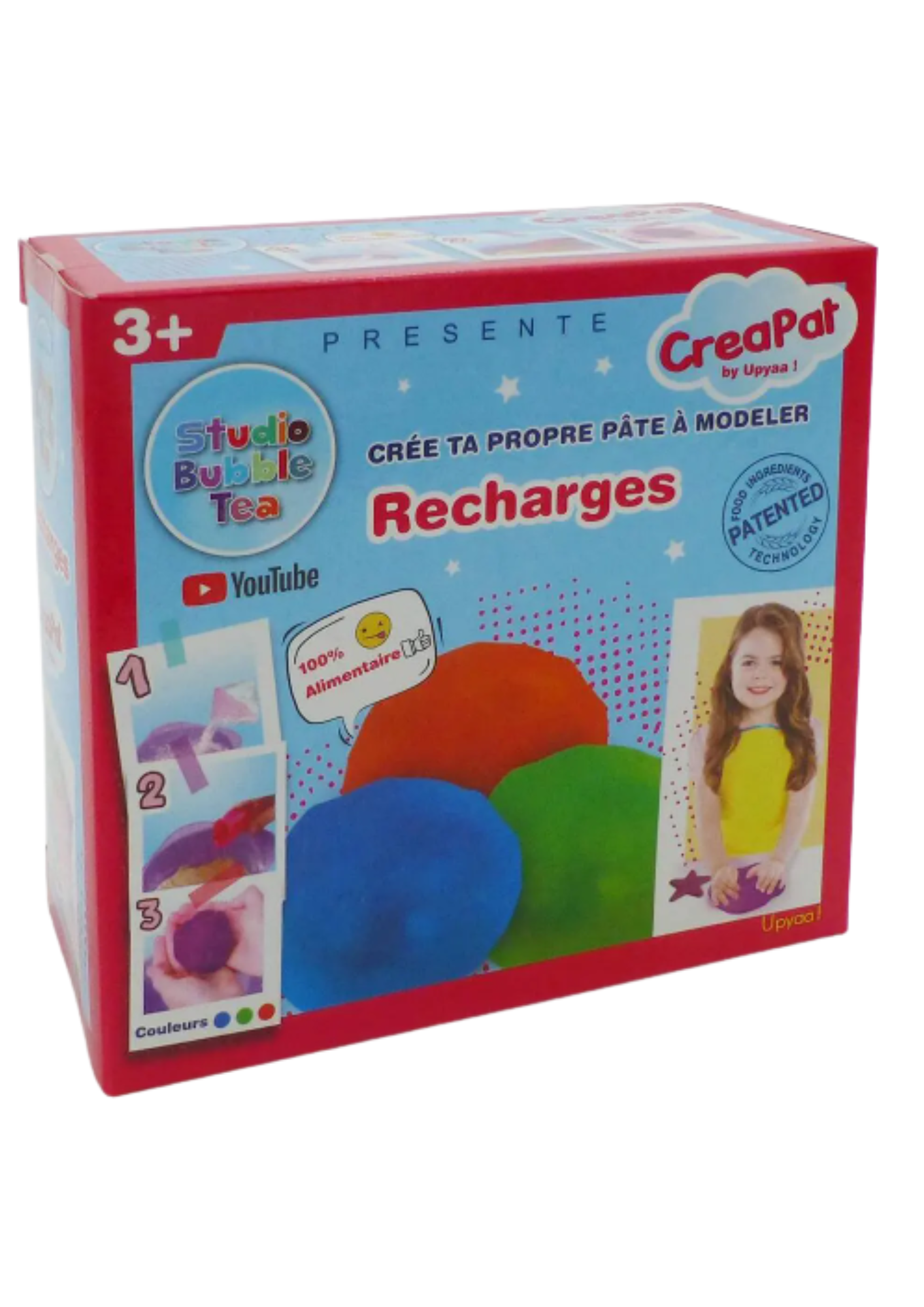 Créapat Recharges – 3 couleurs