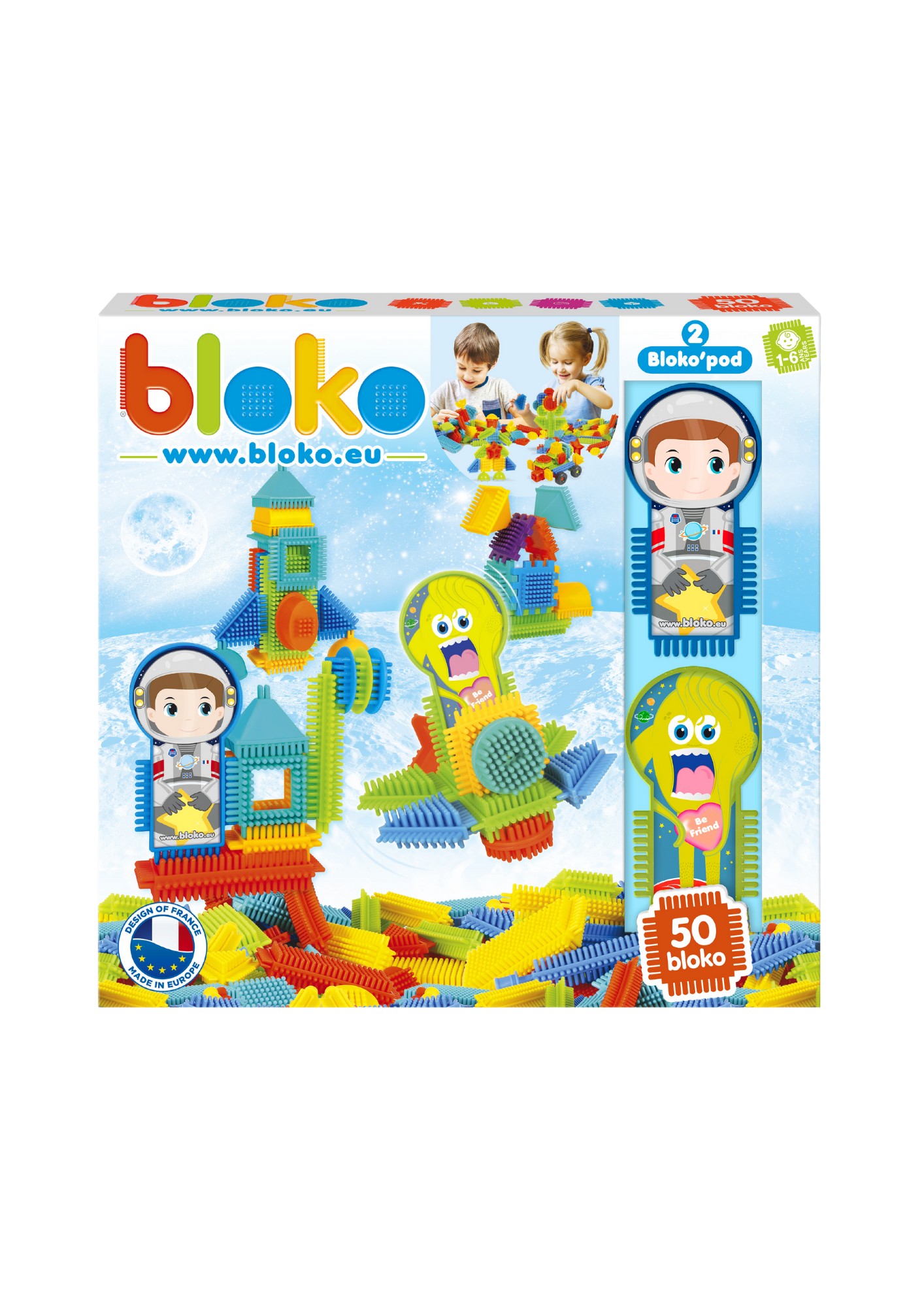 Bloko Fusée Espace – 50 pcs
