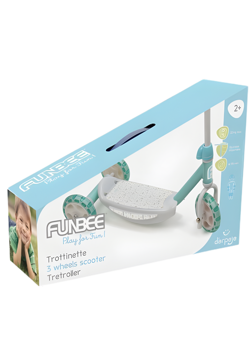 Trottinette 3 Roues Pastel