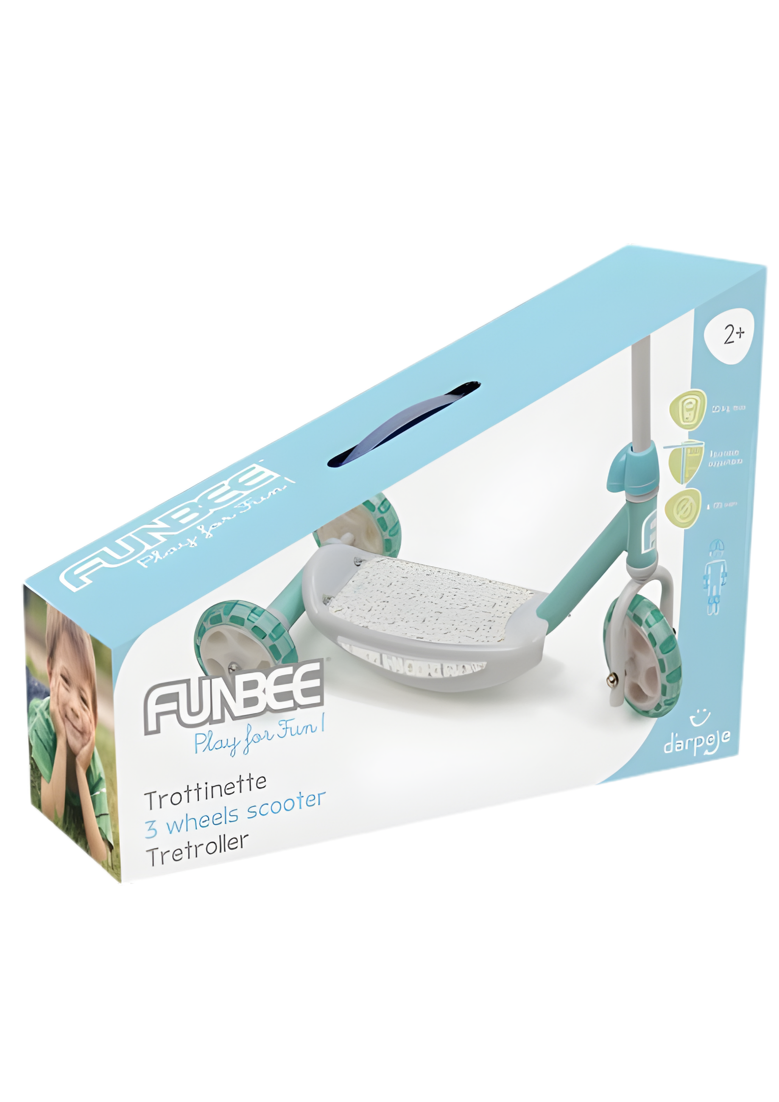 Trottinette 3 Roues Pastel