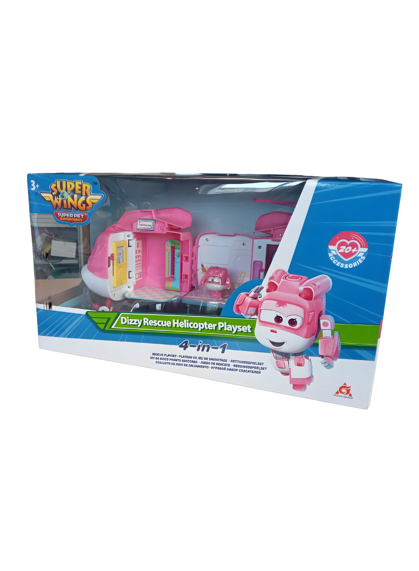 Super Wings Dizzy – Rescue Helicopter Playset